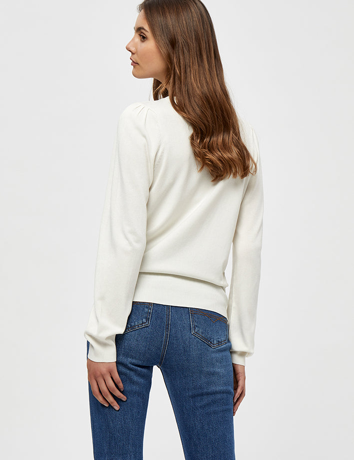 Peppercorn PCTana Strik Pullover Pullover 235 Cloud Dancer