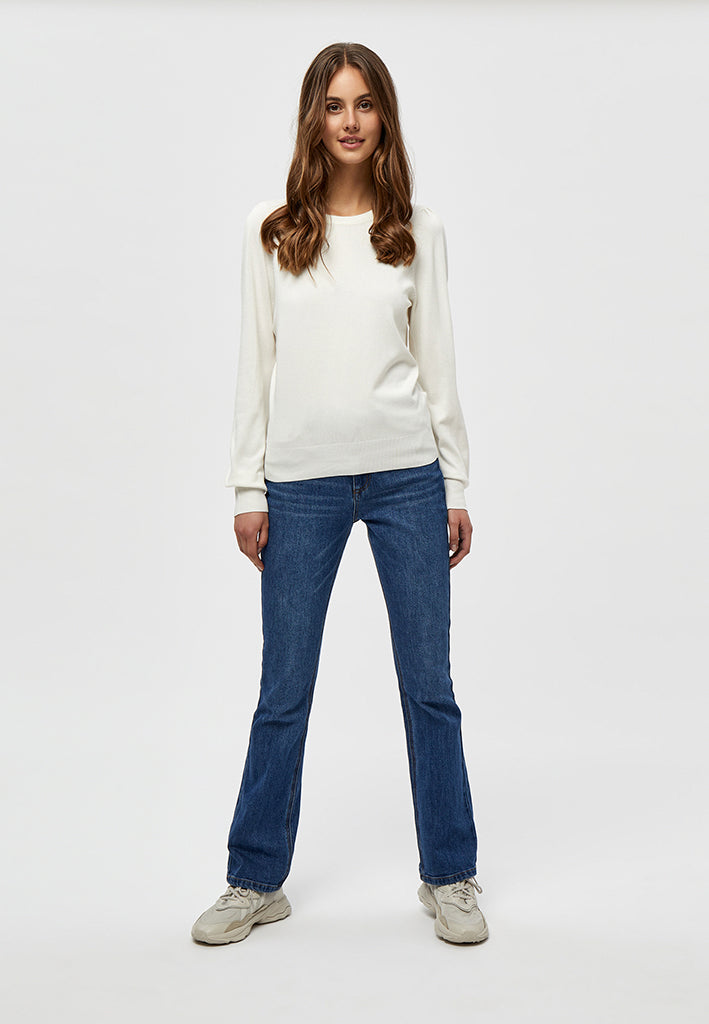 Peppercorn PCTana Strik Pullover Pullover 235 Cloud Dancer