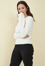 Peppercorn PCTana Strik Pullover Pullover 235 Cloud Dancer