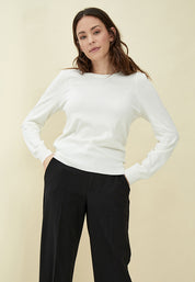 Peppercorn PCTana Strik Pullover Pullover 235 Cloud Dancer