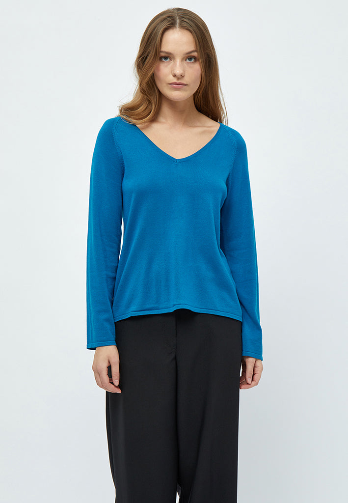 Peppercorn Tana Strik Pullover Pullover 1518 Imperial Blue