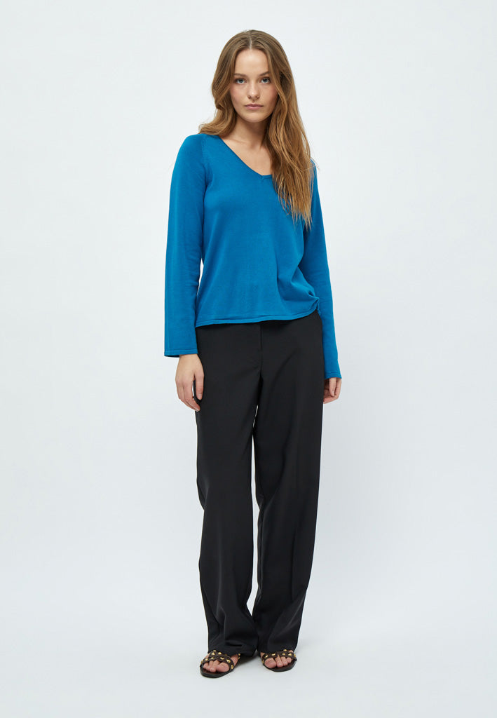 Peppercorn Tana Strik Pullover Pullover 1518 Imperial Blue