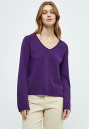 Peppercorn Tana Strik Pullover Pullover 1632 Imperial Purple