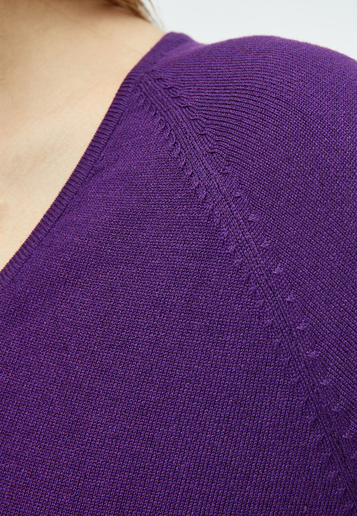 Peppercorn Tana Strik Pullover Pullover 1632 Imperial Purple