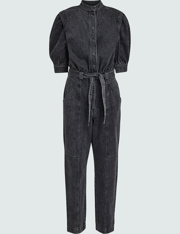 Minus Vasilia Jumpsuit Buksedragter 111 Black denim
