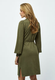 Minus Astrid Kort Strik Kjole Kjoler 3797 Ivy green