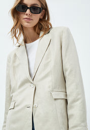 Minus Auguste Linen Blazer Blazer 353M Nomad Sand Melange