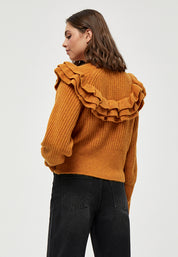 Minus Avery strik pullover Pullover 254 Mineral Yellow