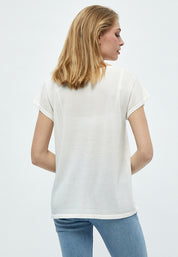 Minus MSCarlina Strik T-Shirt T-Shirt 209L Broken White Lurex