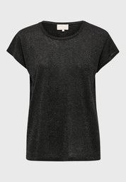 Minus MSCarlina Strik T-Shirt T-Shirt 356 Black Metallic