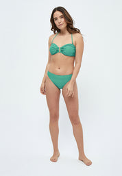 Minus Cilia Bikini Top Bikini top 3404P Green Logo Print