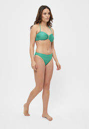 Minus Cilia Bikini Underdel Bikini bottom 3404P Green Logo Print