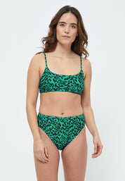 Minus Darima Bikini Top Bikini top 3305P Green Leo Print