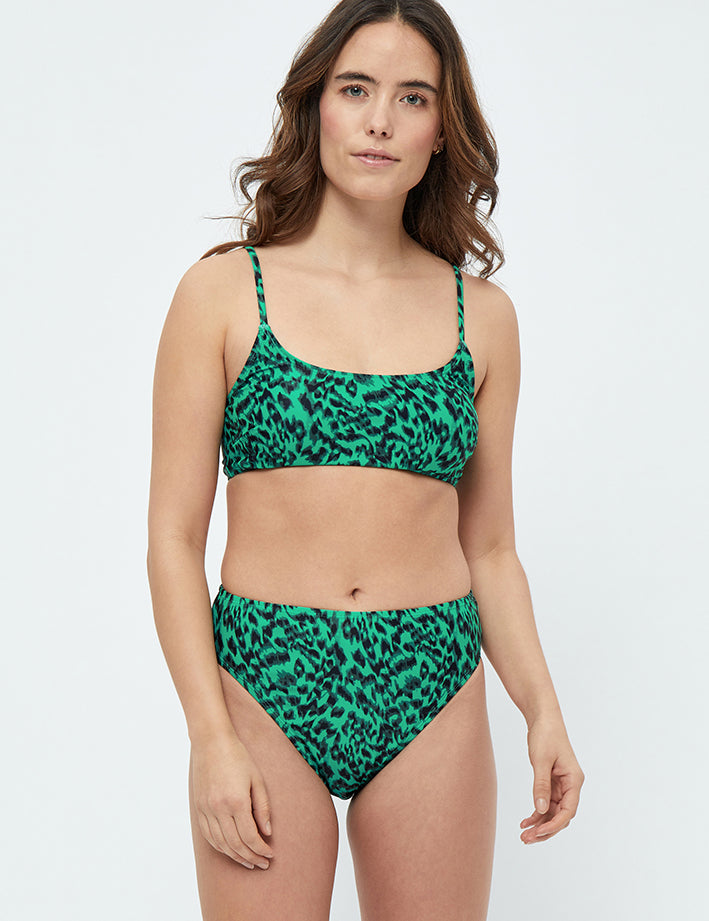 Minus Darima Bikini Top Bikini top 3305P Green Leo Print