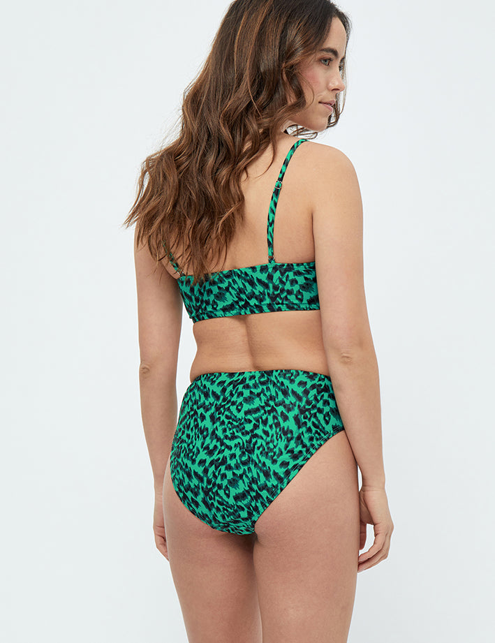 Minus Darima Bikini Underdel Bikini bottom 3305P Green Leo Print