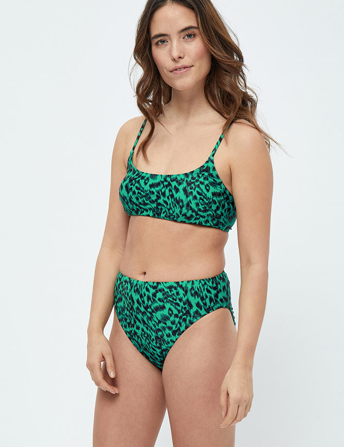 Minus Darima Bikini Underdel Bikini bottom 3305P Green Leo Print