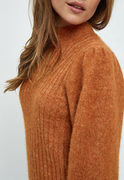 Minus Ditta Strikkjole Kjoler 3001 Desert Sand Melange