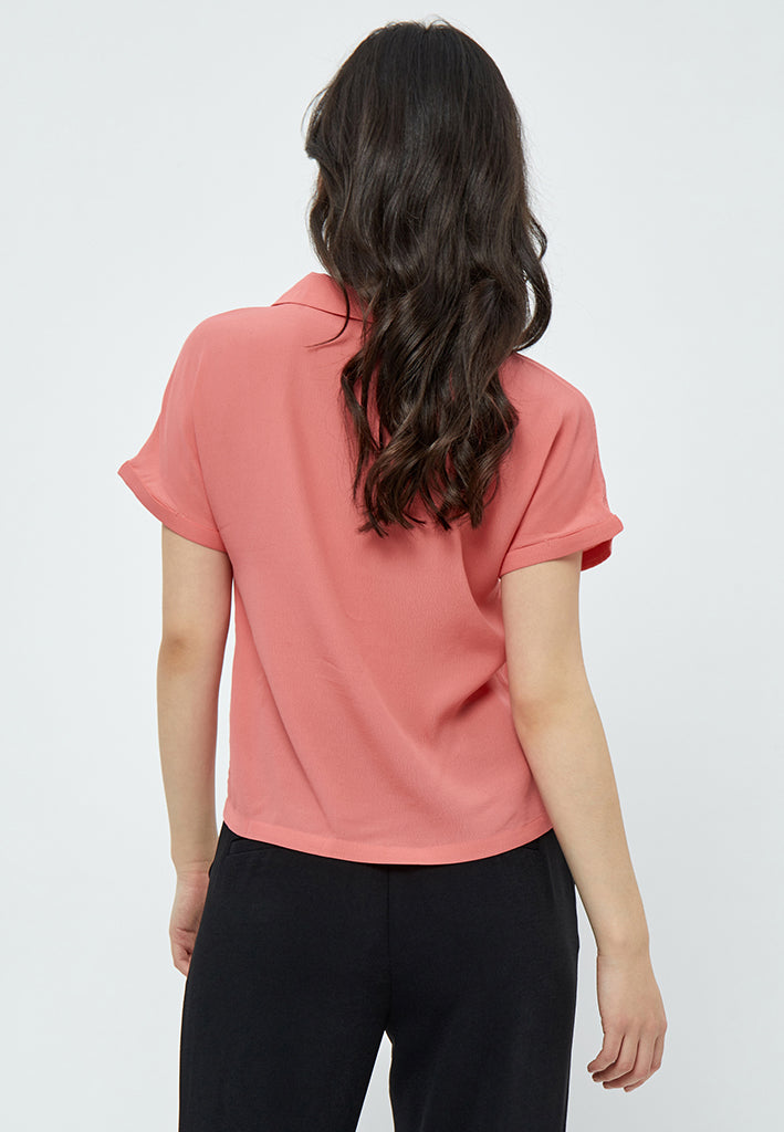Minus Elissa Skjorte Skjorter 7441 Calypso Coral Pink