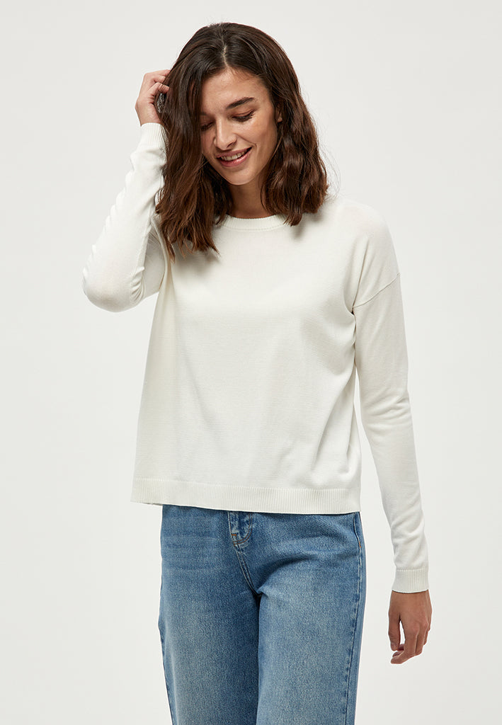 Minus MSElne Strik Pullover Pullover 220 Broken White