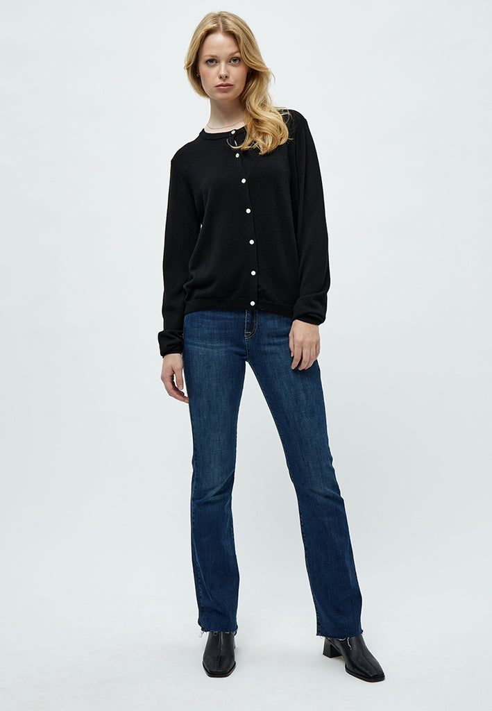 Minus Jennifer Strik Cardigan Cardigans Sort