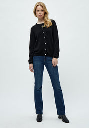 Minus Jennifer Strik Cardigan Cardigans Sort