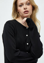 Minus Jennifer Strik Cardigan Cardigans Sort