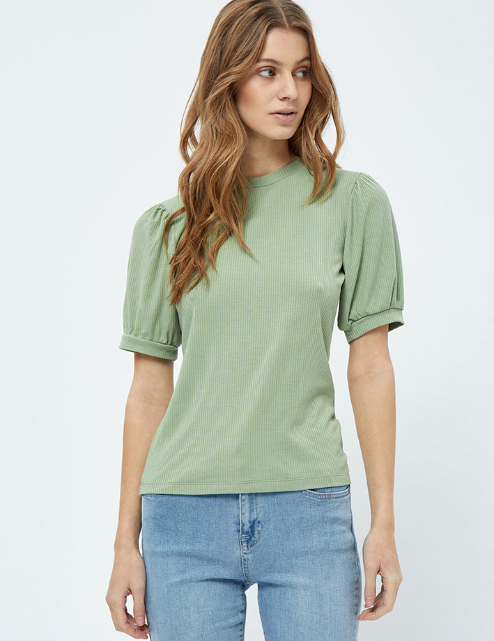 Minus MSJohanna T-shirt T-Shirt 3009 Basil Green