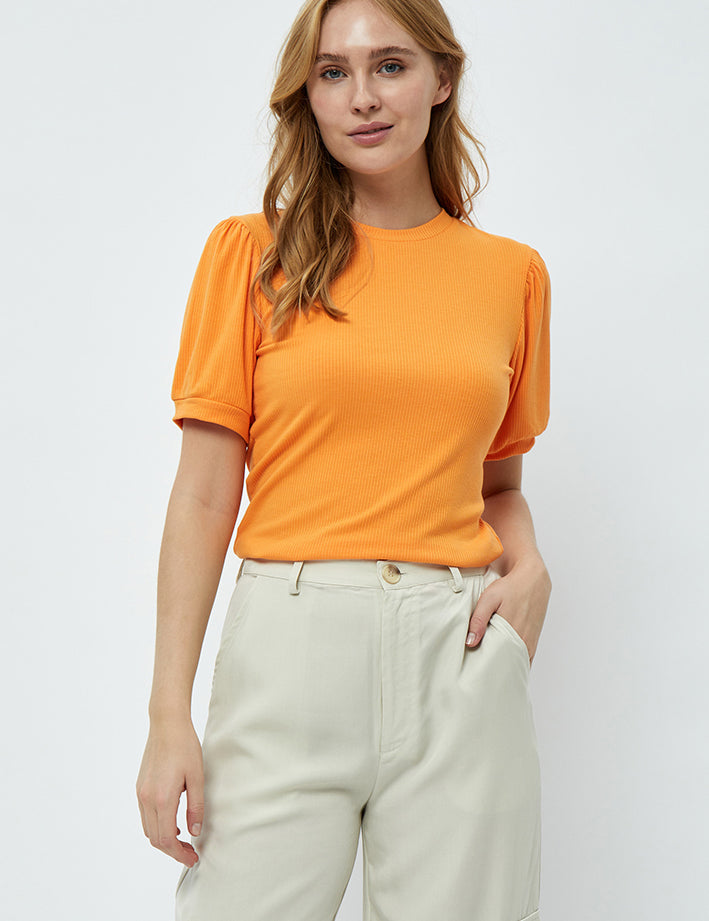 Minus MSJohanna T-shirt T-Shirt 6070 Orange Peel