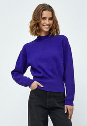 Minus Jose Strik Turtleneck Pullover 5024 Royal Blue