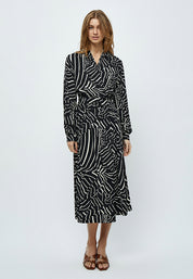 Minus Kassandra Maxi Kjole Kjoler 100P Black Print