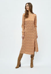 Minus Kassaria GRS Kjole Kjoler 9458P Desert Sand Graphic Print