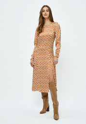 Minus Kassaria GRS Kjole Kjoler 9458P Desert Sand Graphic Print