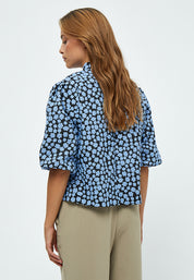 Minus Katrina Bluse Bluser 1048P Ice Blue Print