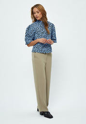 Minus Katrina Bluse Bluser 1048P Ice Blue Print