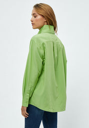 Minus Lamira Oversized Skjorte Skjorter 3031 Lime Green