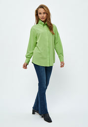 Minus Lamira Oversized Skjorte Skjorter 3031 Lime Green