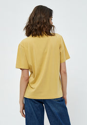 Minus Lemia t-shirt T-Shirt 259 Yellow Straw