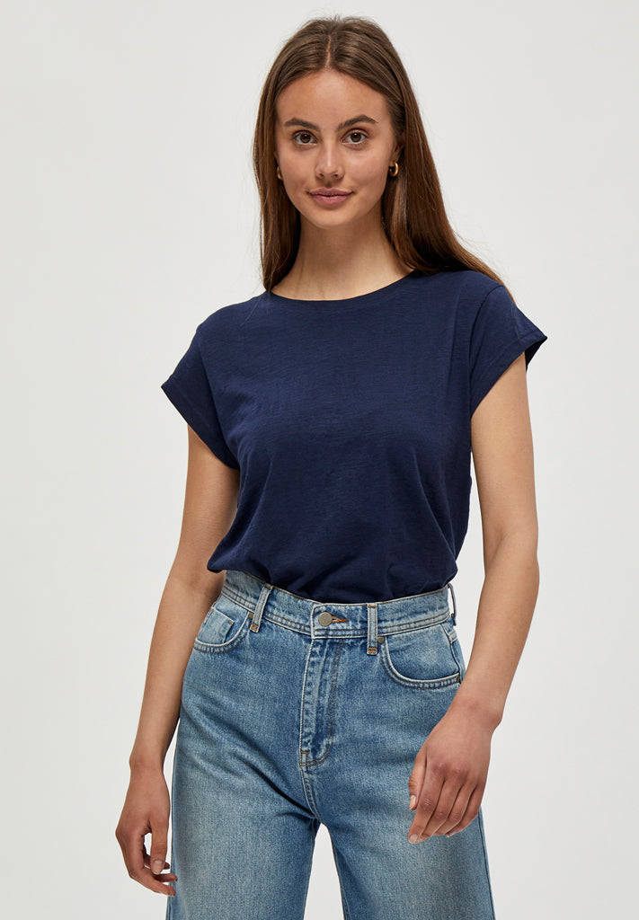 Minus MSLeti T-Shirt T-Shirt 5270 Black Iris