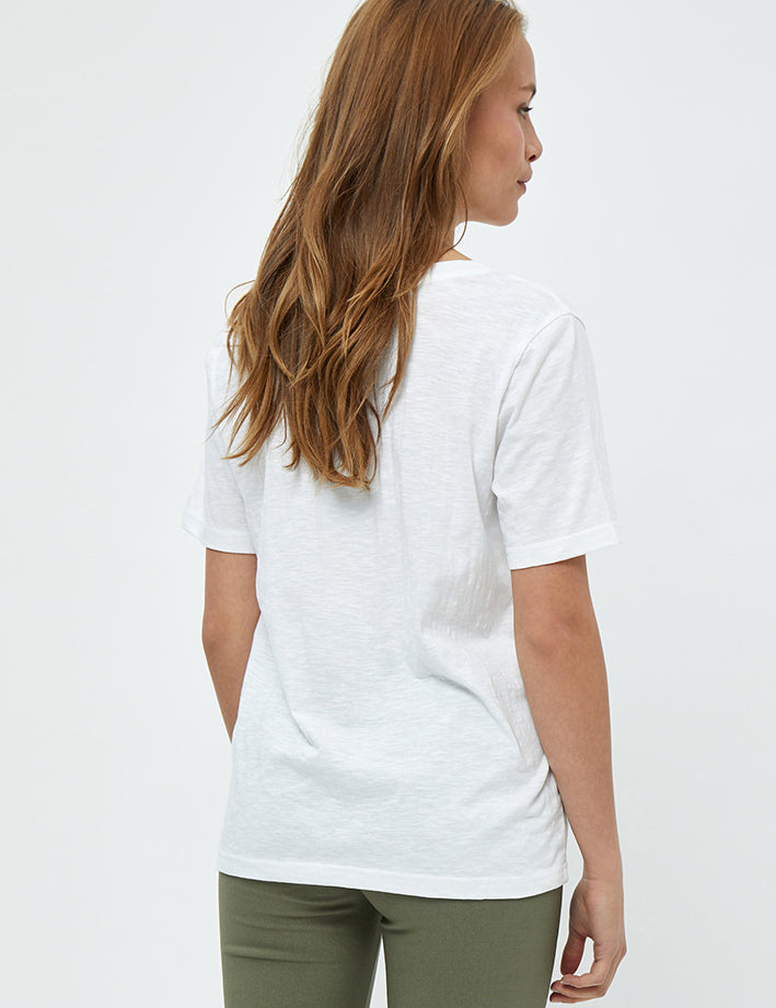 Minus MSLeti T-Shirt T-Shirt Hvid