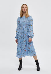 Minus Livina kjole Kjoler 9367P Forever Blue Shape Print