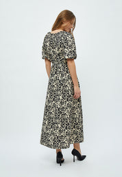 Minus Lizia Maxi Kjole Kjoler 9015P Sand Gray Print