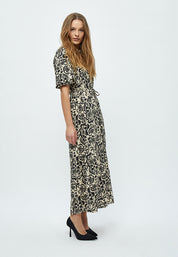 Minus Lizia Maxi Kjole Kjoler 9015P Sand Gray Print