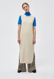 Minus Lupi strik slipover kjole Kjoler 736 Light Warm Sand