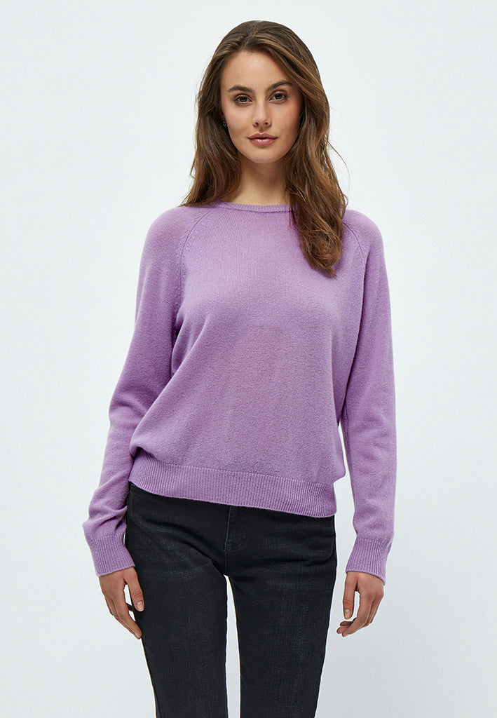 Minus Majsa Strik Pullover Pullover 7258 Violet