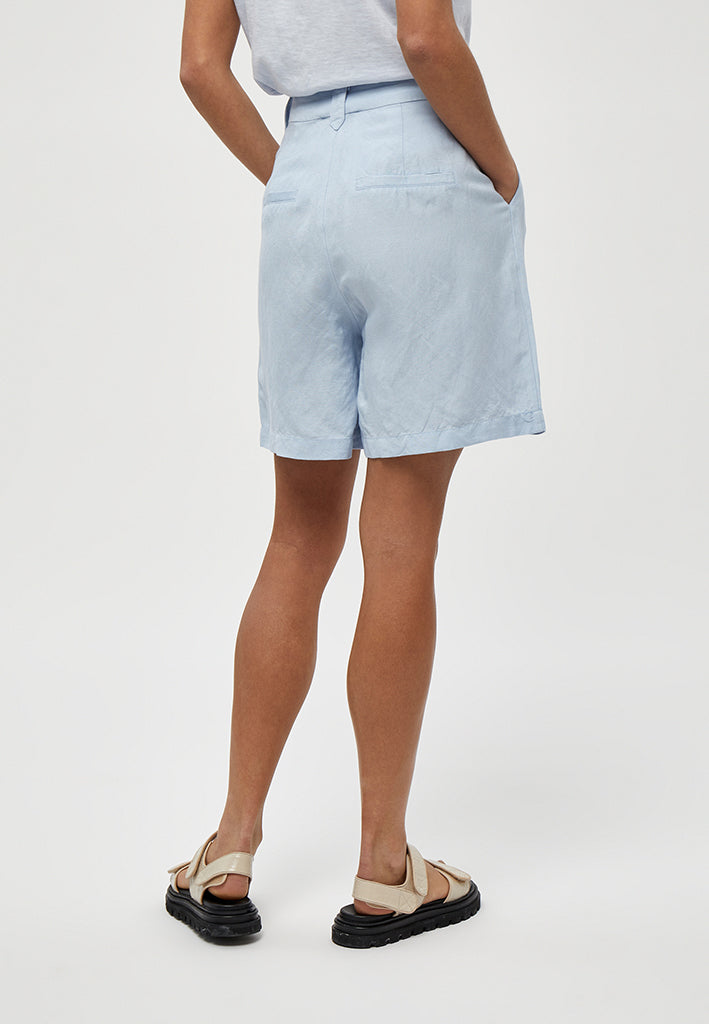 Minus Marly Linned Shorts Shorts 5016 Ibiza Blue