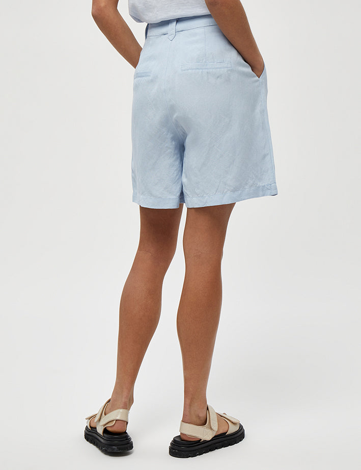 Minus Marly Linned Shorts Shorts 5016 Ibiza Blue