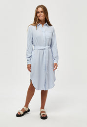 Minus MSMavina Shirt Dress Kjoler 5016 Ibiza Blue