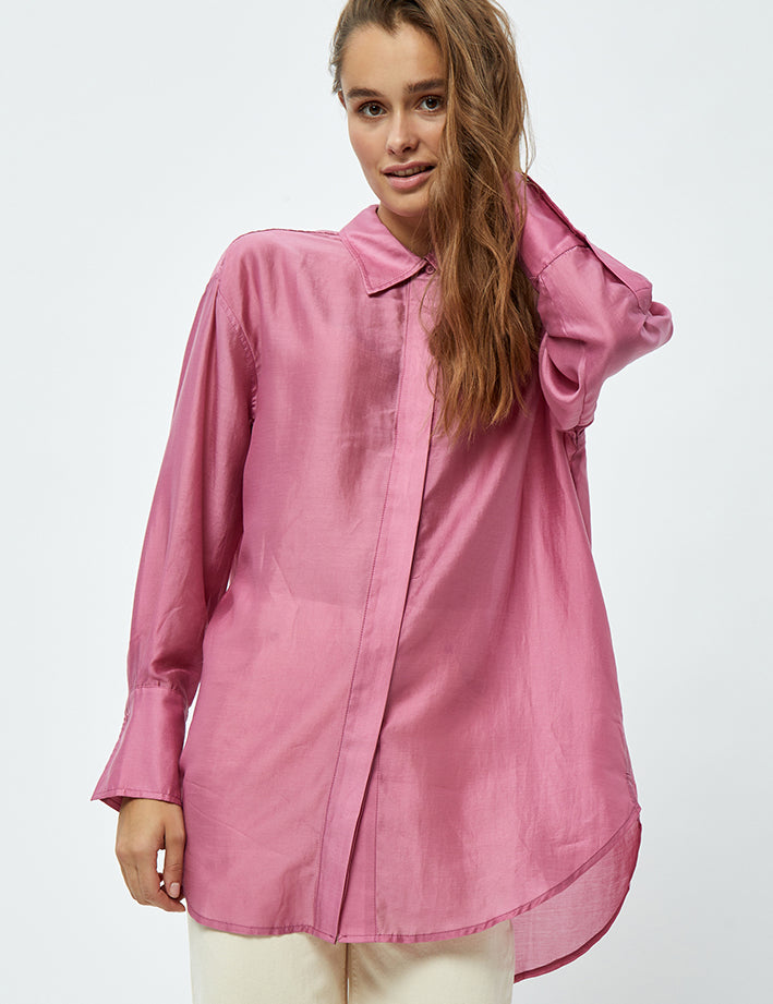 Minus Meredy Skjorte Skjorter 7211 Super Pink