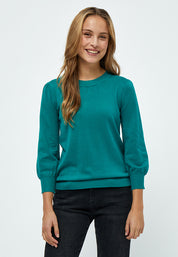 Minus MSMersin Strik Pullover Pullover 481 Ocean Green