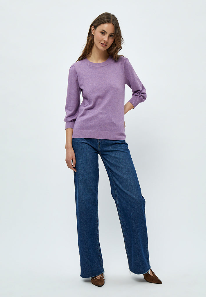 Minus MSMersin Strik Pullover Pullover 823M Violet Melange